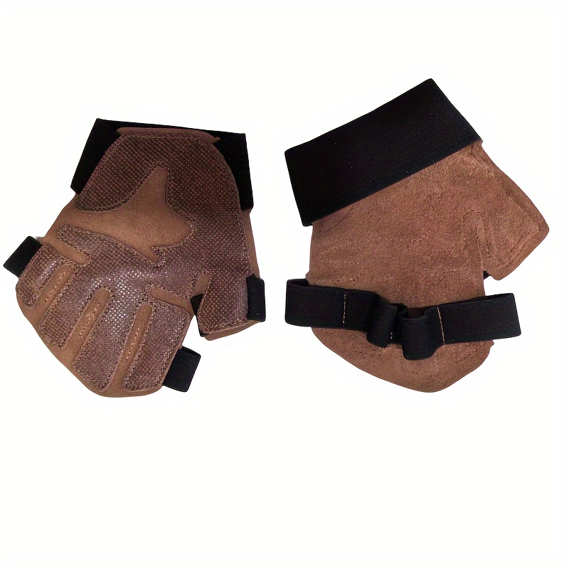 1 Pair Breathable Non-Slip Fitness Gloves, Weight Lifting Training Gloves, For Sports Palm Protection, Fitness, Sports, Pull Ups: WHITE