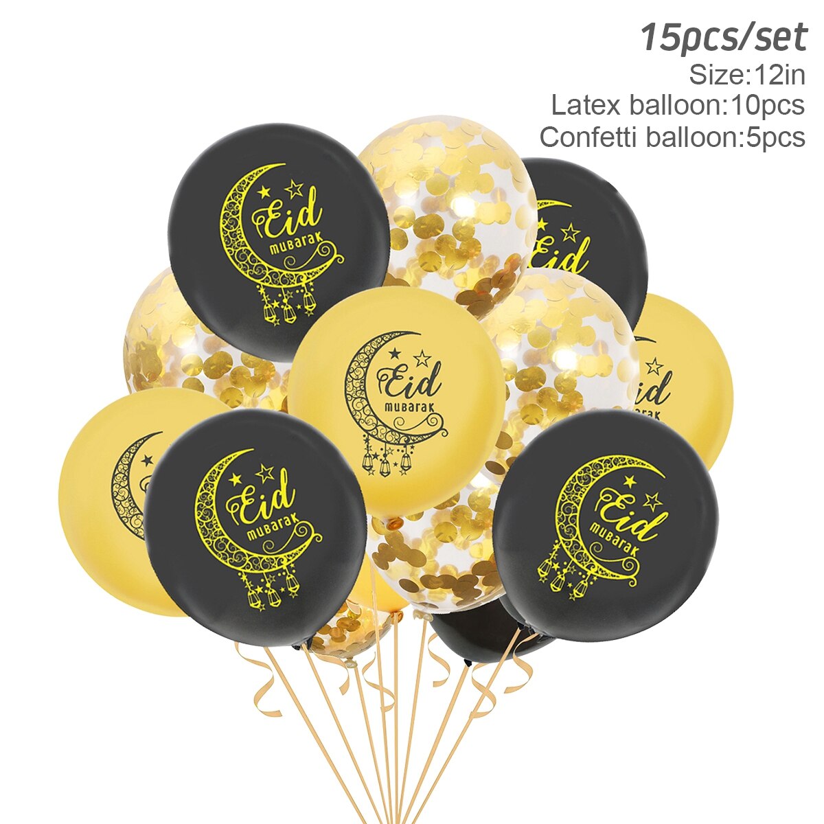 Fengrise Eid Mubarak Ballon Kareem Glücklich Ramadan Dekoration Muslim Islamischen Muslimischen Festival Ballon Ramadan Ballon Hilfe Mubarek: style 16
