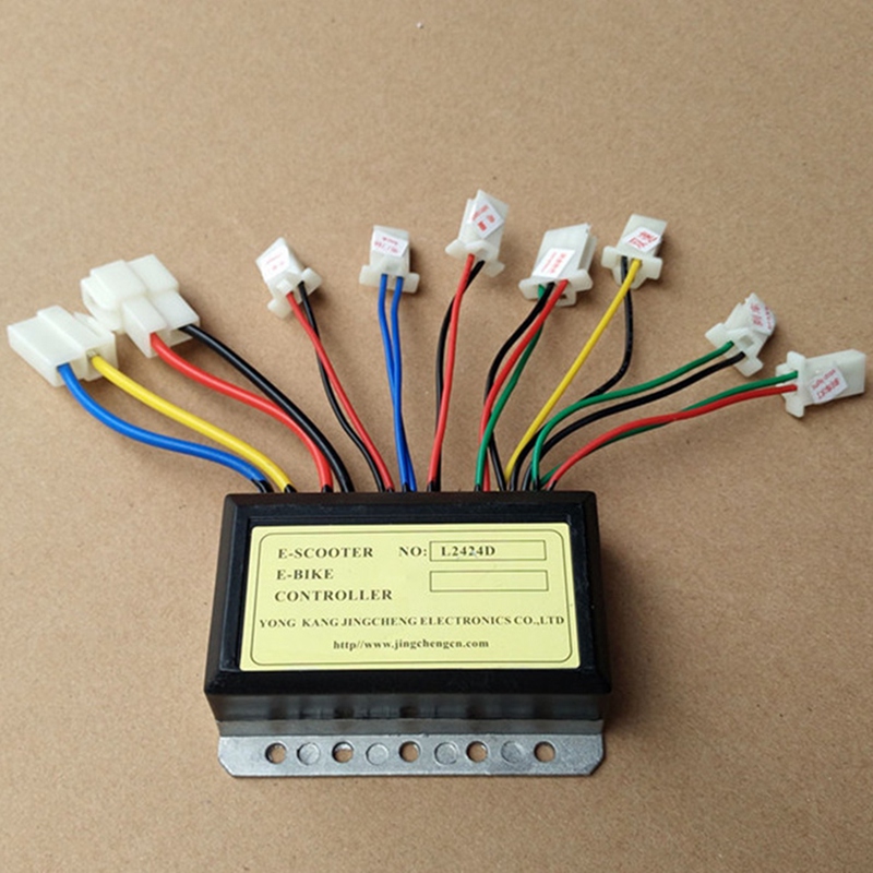 Duurzame 24V 250W Borstel Motor Controller Voor Elektrische Fiets Scooter Electrombile E-Bike Voor Elektrische Fiets Apparatuur