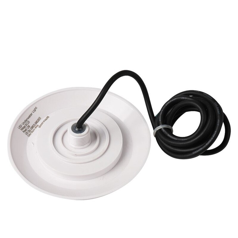 2 uds. Luz LED para piscina, lámpara subacuática de 12W, impermeable blanca cálida luz de noche, foco interior exterior para el hogar