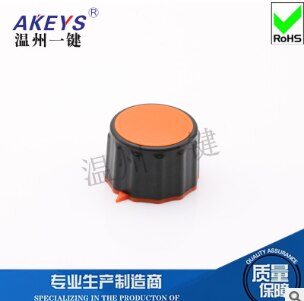 10 st kn -30- y -6.0 potentiometer knopp hatt band omkopplare lock svetsmaskin reglering axel val switch: Orange