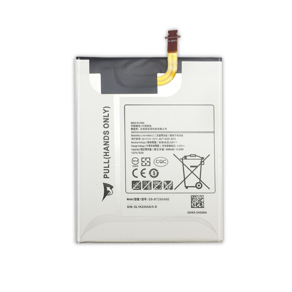 Tablet Li-Polymer Battery For Samsung Galaxy Tab A 7.0 T280 T285 Replacement Battery EB-BT280ABE 4000mAh
