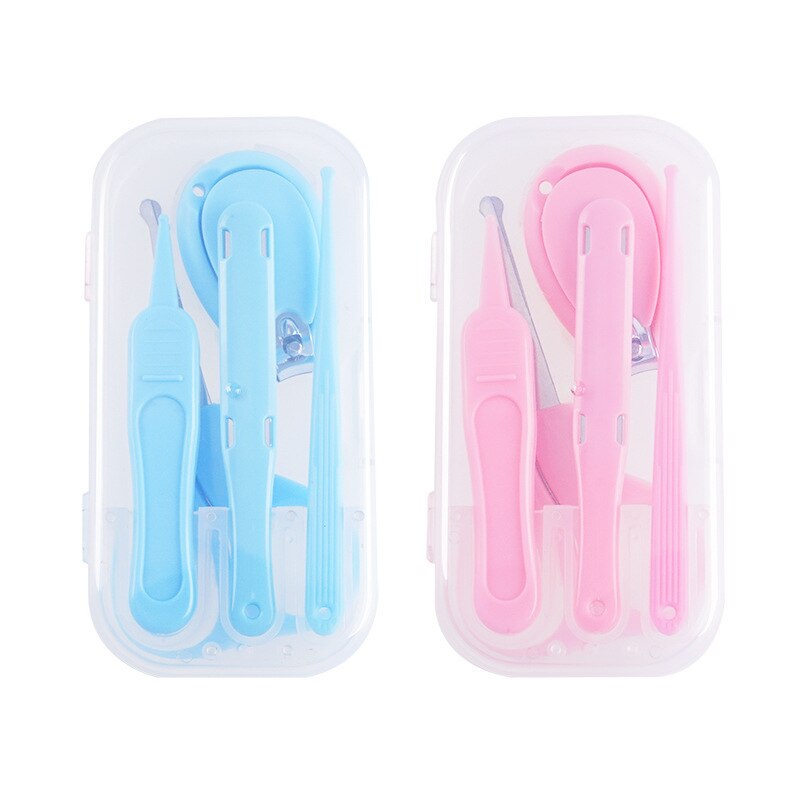 5 Stks/set Baby Gezondheidszorg Kits Baby Nail Care Set Vinger Trimmer Schaar Schoonheid Nail Set Clippers Opbergdoos Nail care Tools