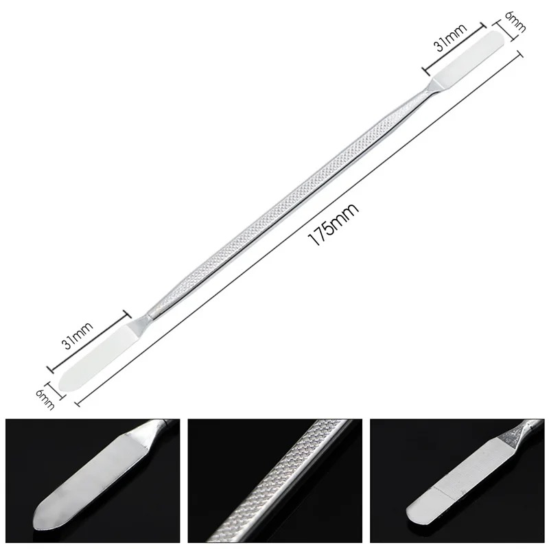 Kit de herramientas de reparación de teléfonos Universal, cuchillas de desmontaje, herramienta de apertura de palanca, Kit de desmontaje de palanca de Metal, espátula para teléfono, juego de herramientas de mano: Rojo, tono plata