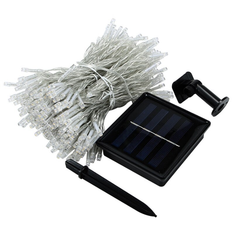 LED Solar Curtain Light String Outdoor Garden Curtain Light Light Christmas Wedding Party String Light 2X3 Meter