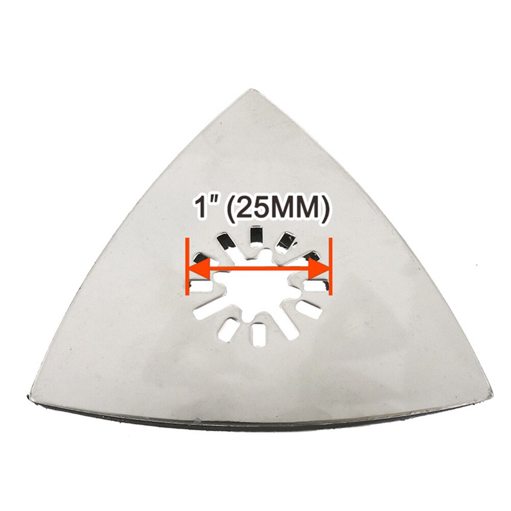 51pcs Polishing Oscillating Multitools Power Tool ABS Sand Disc Kit Saw Blades Triangle Sandpaper Triangular Home Woodworking