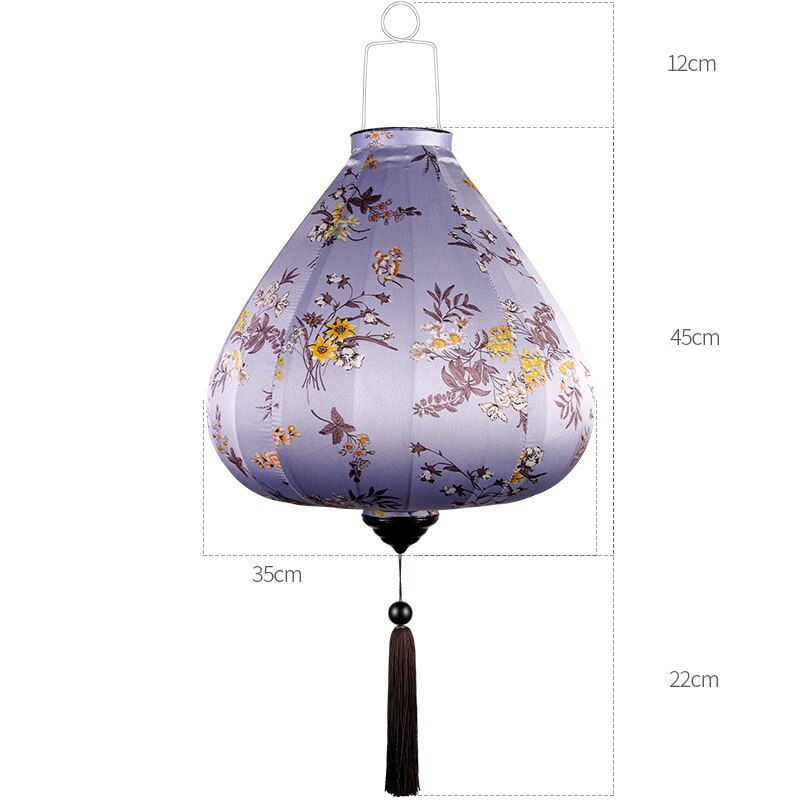 12/14inch Chinese Traditional Silk Lanterns Japan Waterproof Retro Style Scenic Spots Ancient Town Decor Palace Lantern: 15 14inch