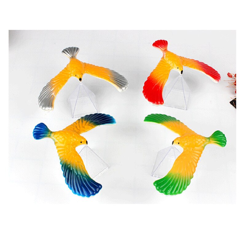 1 Set Evenwichtige Eagle Vogel Plastic Antistress Speelgoed Vinger Balancing Game Developmental Educatief Speelgoed Voor Kids Funny Zintuiglijke Speelgoed