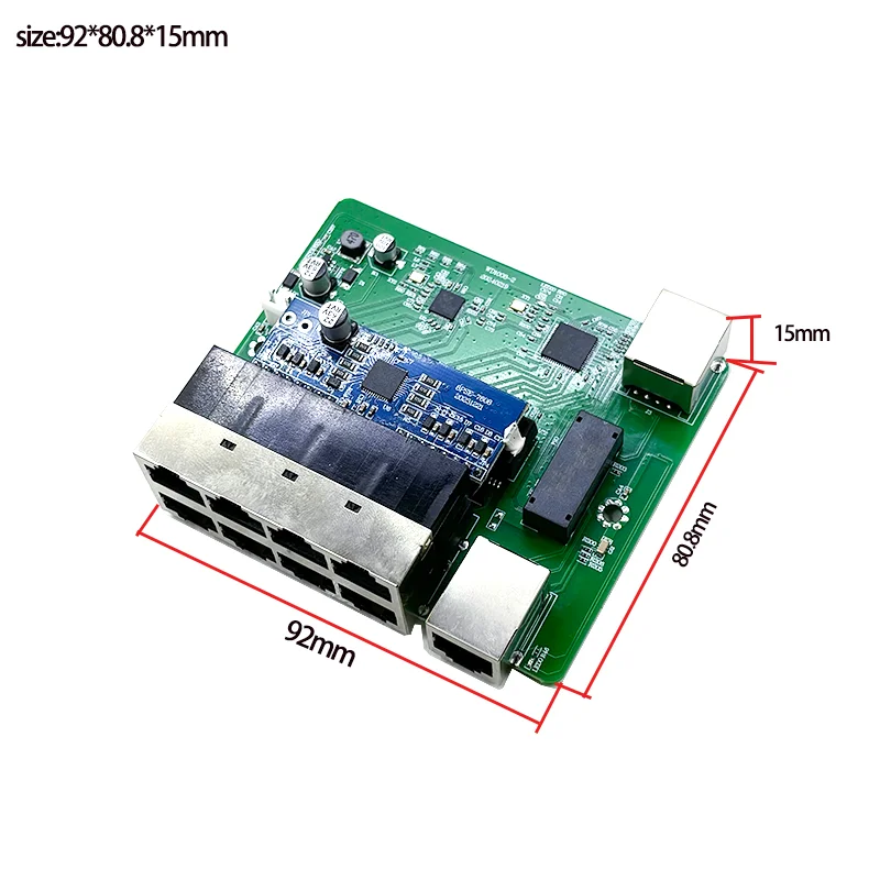 Standard protocol 802.3AF/AT 48V POE OUT/48V poe switch 100 mbps 8port POE with 2port uplink/NVR industrial switch