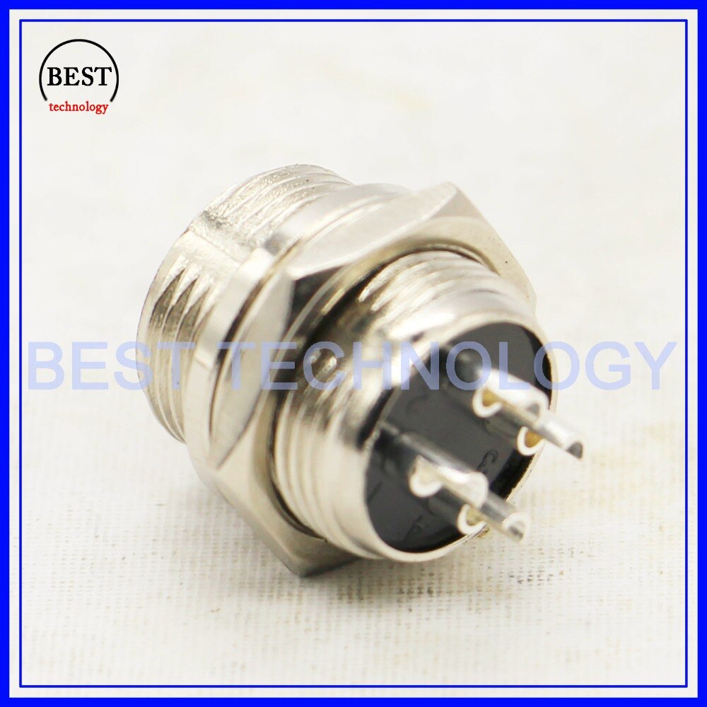 5pcs Small Air Plug Male & Female plug Diameter 16mm GX16 4pins core cable connector