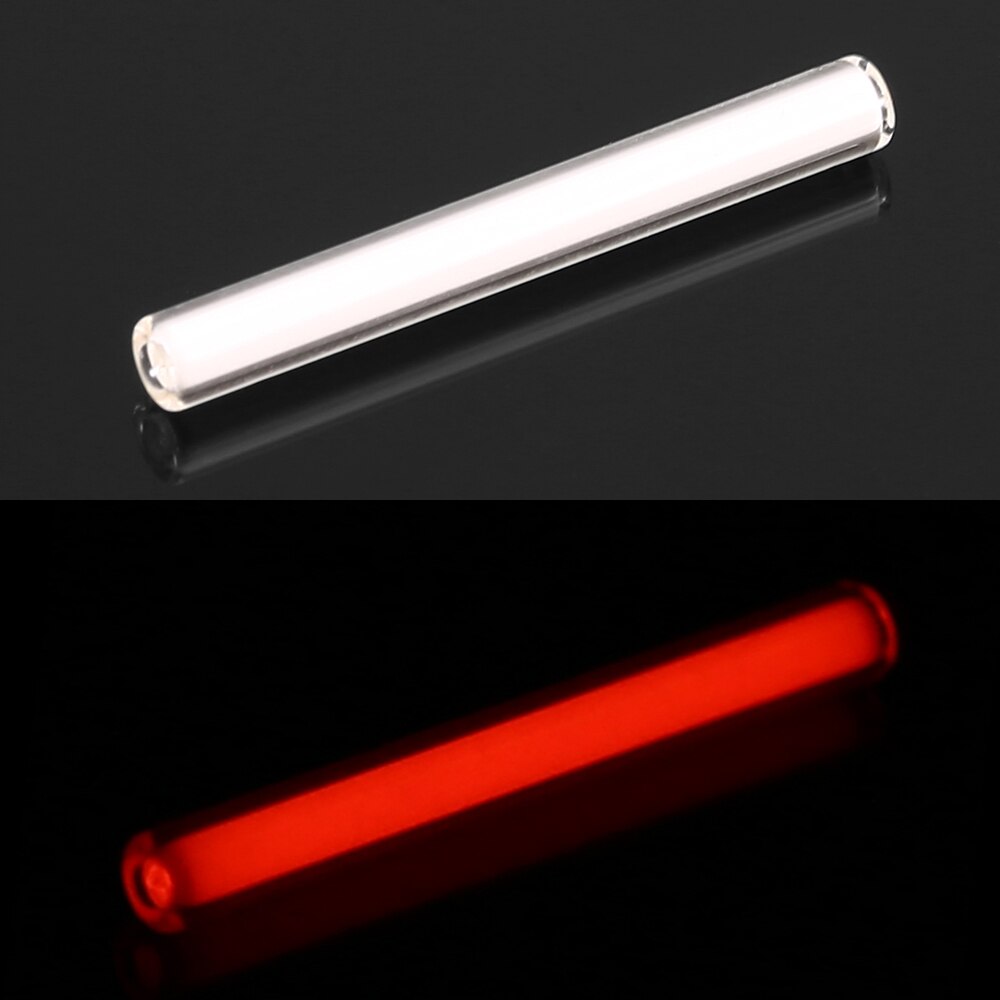 1pc 3mm*22.5 tritiumrør selvlysende udendørs nødlys lyser i mørke: Rød