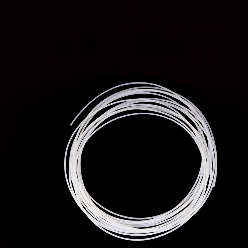 30M PTFE Tubing F4 Rigid Pipe 260Deg.C High Temperature ID 0.3mm/0.4mm/0.5mm/0.6mm/0.7mm/0.8mm/0.9mm/1mm Inner Diameter