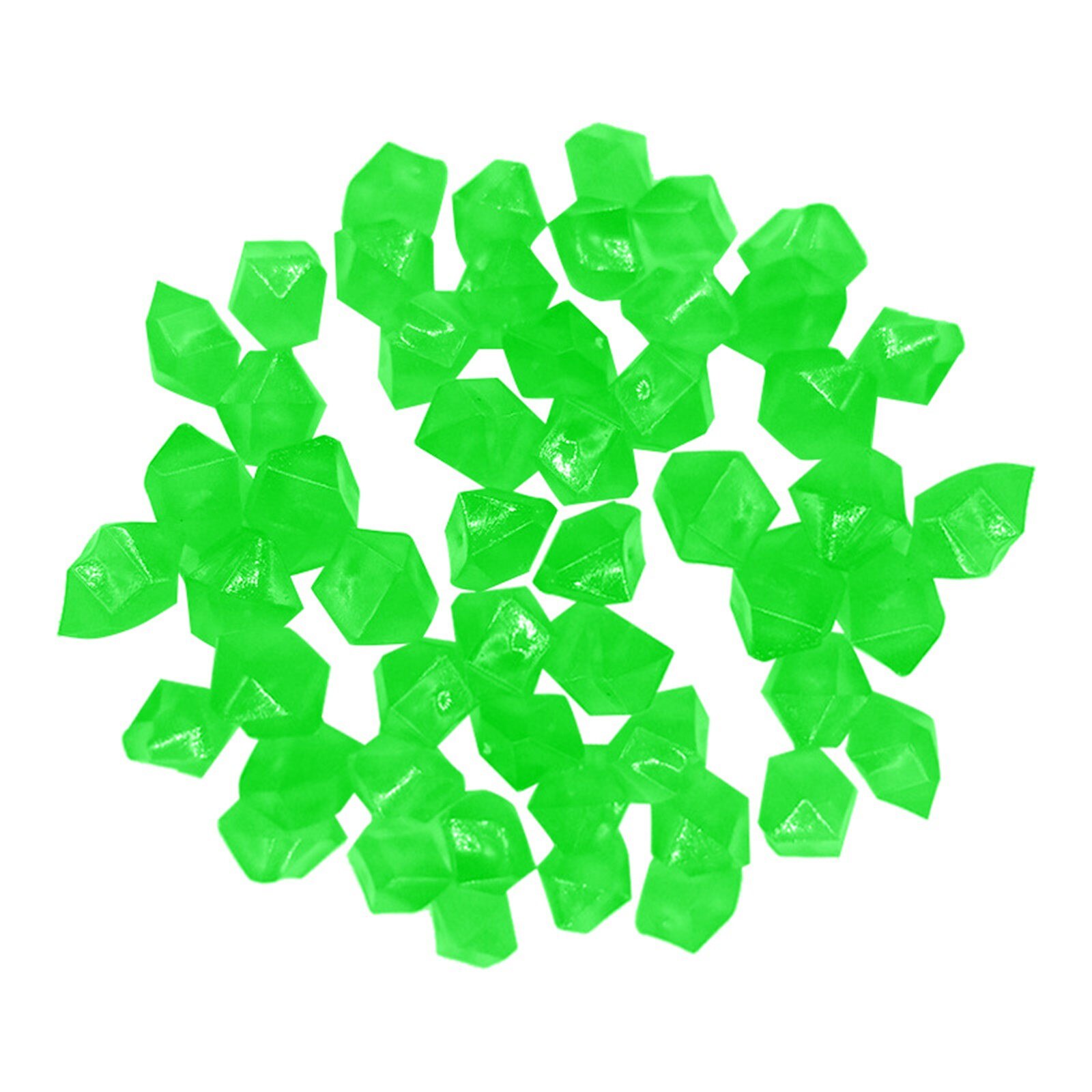 300 Pcs Garden Decor Luminous Stones Glow In Dark Decorative Stones Rocks for Walkways Garden Path Patio Lawn Garden Yard Decor: Green