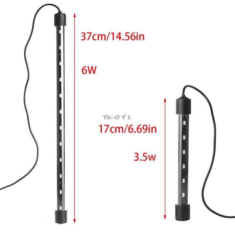 Aquarium Fish Tank Led Submersible Waterdichte Bar Strip Lamp Eu Plug