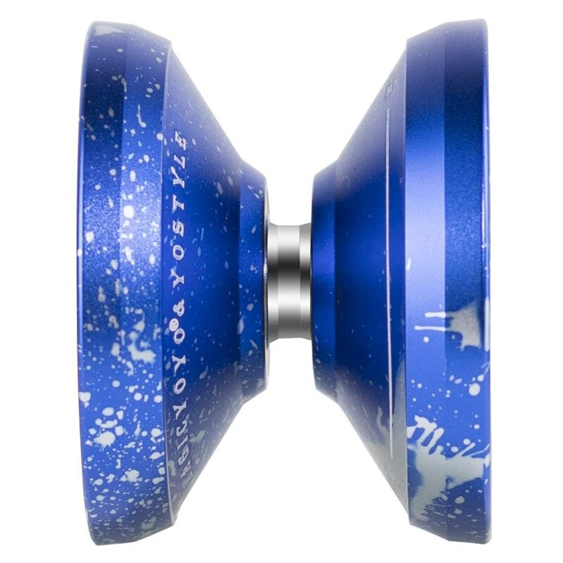 Magicyoyo  m002 jojo aus edelstahl mit t-förmigem kugellager, metallring, nicht reagierend, inklusive handschuh, holster und jojoschnüren