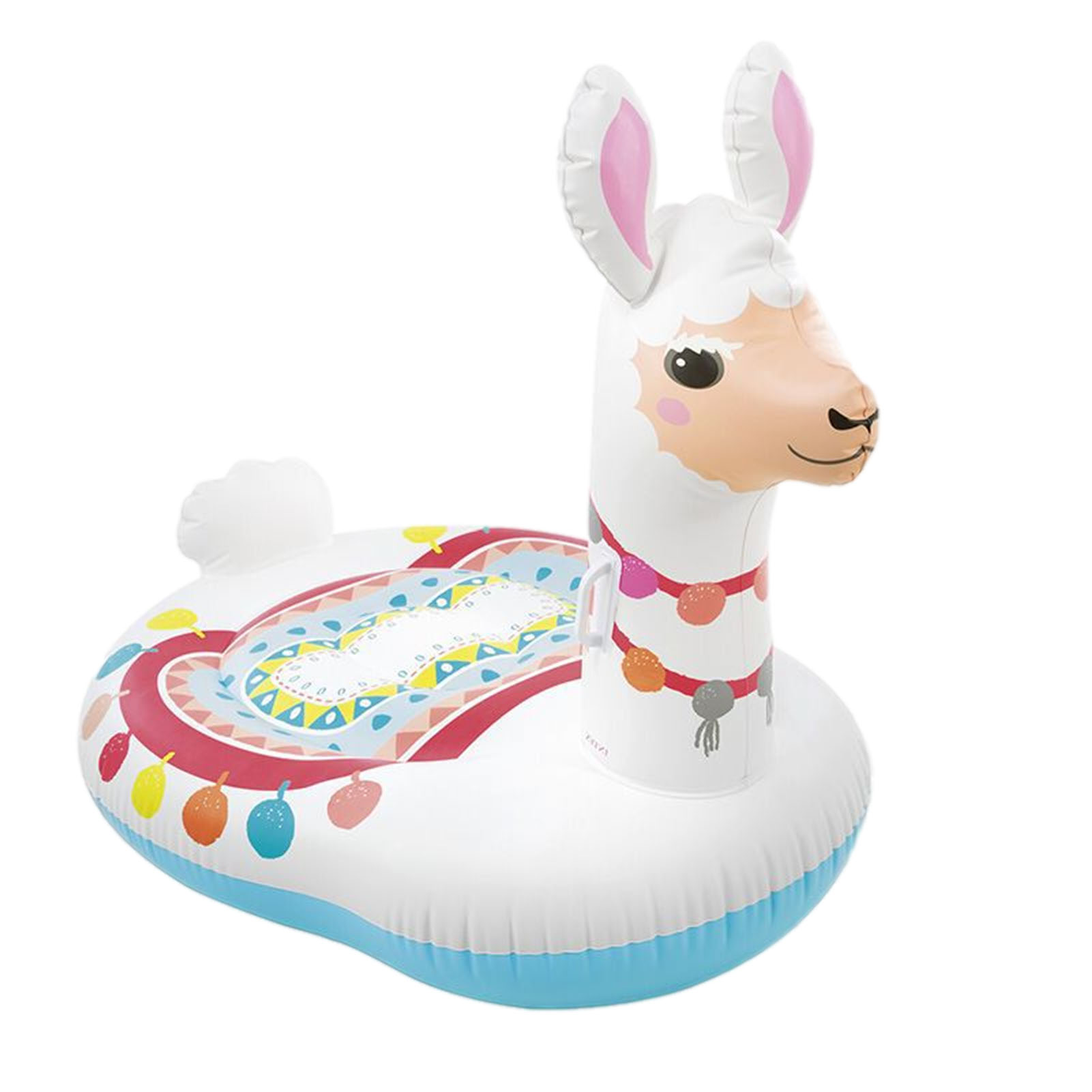 Inflatable Alpaca Pool Float Rideable Blow Up Summer Pool Toy Cute Animal Kids Summer Pool Outdoor Fun Sports Play Tools