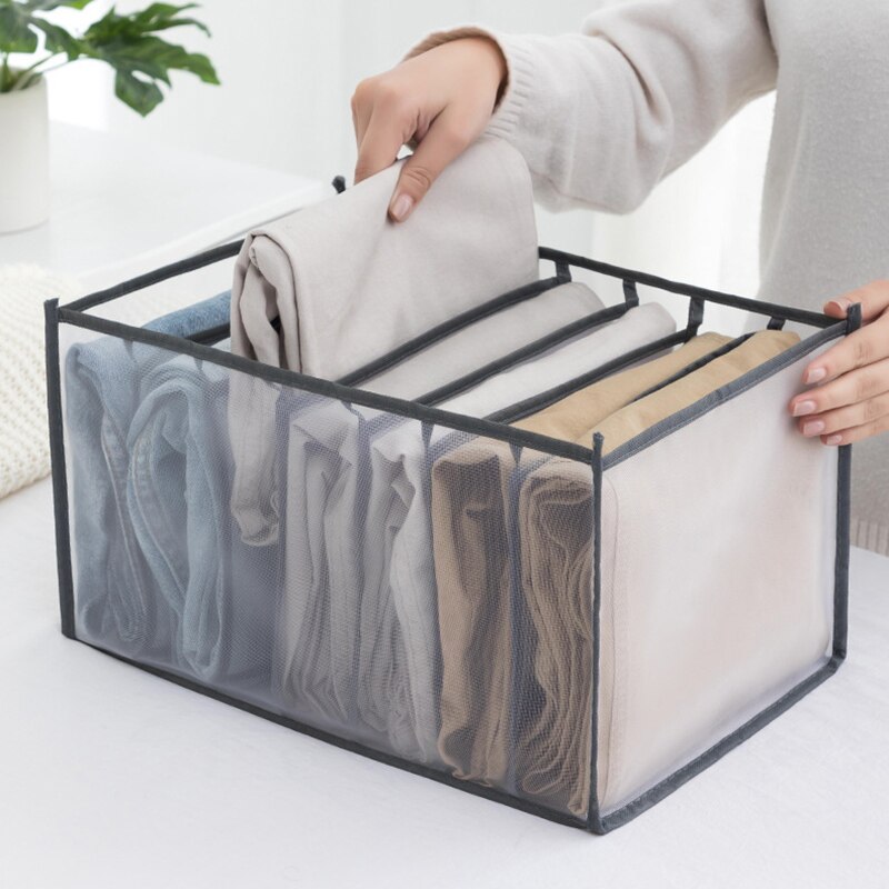 Clothes Organizer Wardrobe Clothes Storage Box Organizer Box Socks Underwears Bras Storage Compartments Jeans Storage Box