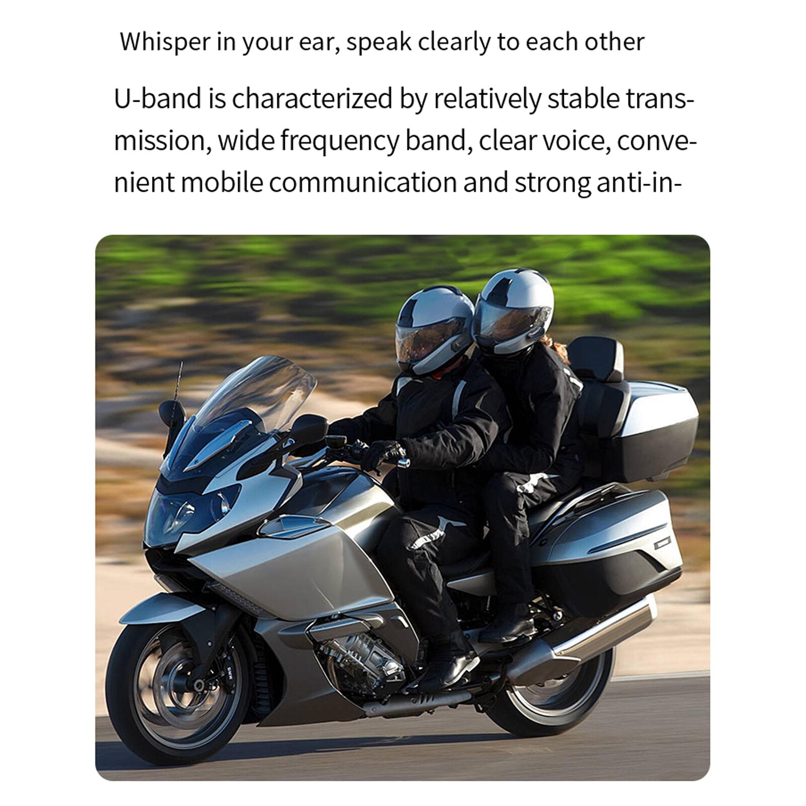 Motorfiets Bt Intercom Met Fm Radio Helm Bt Headset Waterdichte Universele Communicatie Systeem Voor Atv Crossmotor Motorfiets