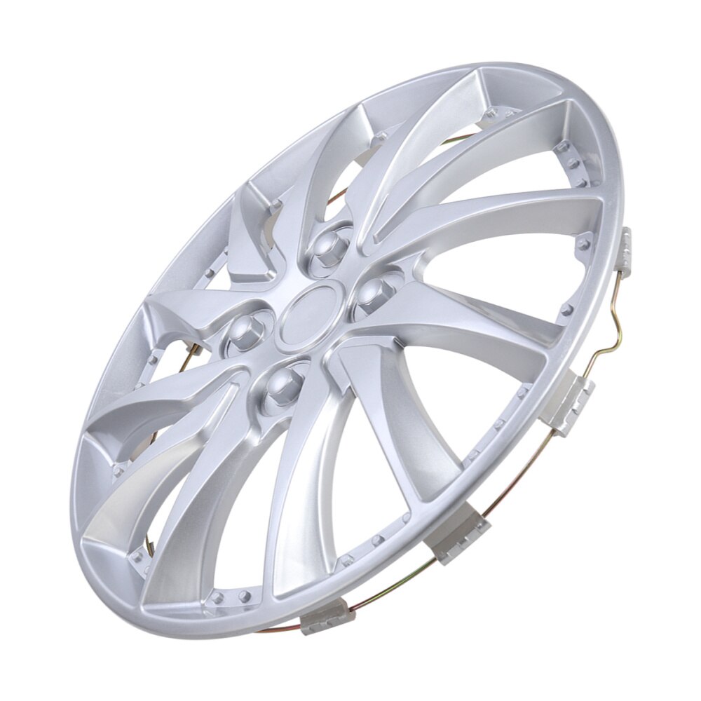 1pc Hubcap Durable Premium Utility Plastic Hub Cover Hubcap for Vehicle Wheel Refitting Car Repairing: Silver