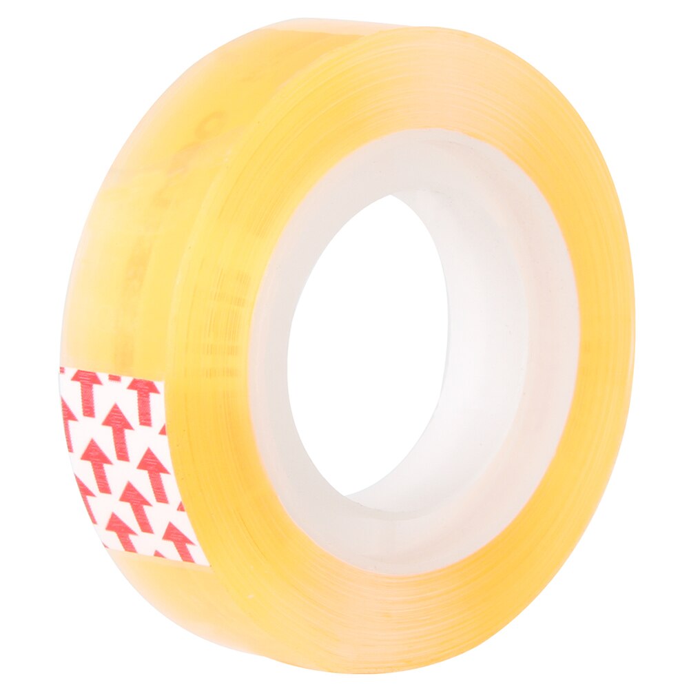 12 Stks/pak Deli Transparante Kleur Tape 12Mm Super Lijm Strip Smalle Afdichting Kleur Student Briefpapier Kleine Roll Kantoor Tape
