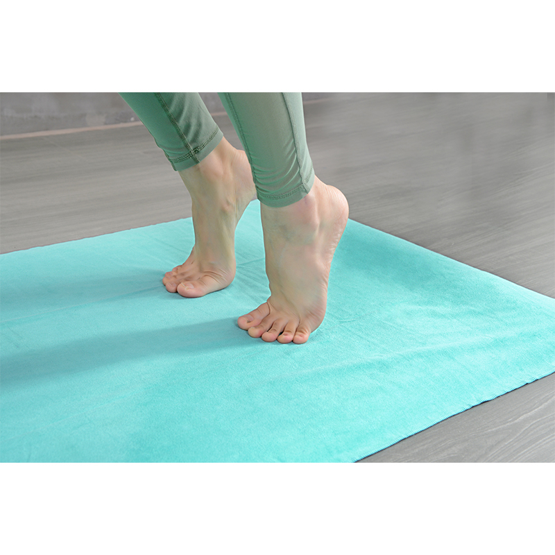 Asciugamano yoga in pile a doppio strato in microfibra, ad asciugatura rapida e piacevole assorbimento del sudore
