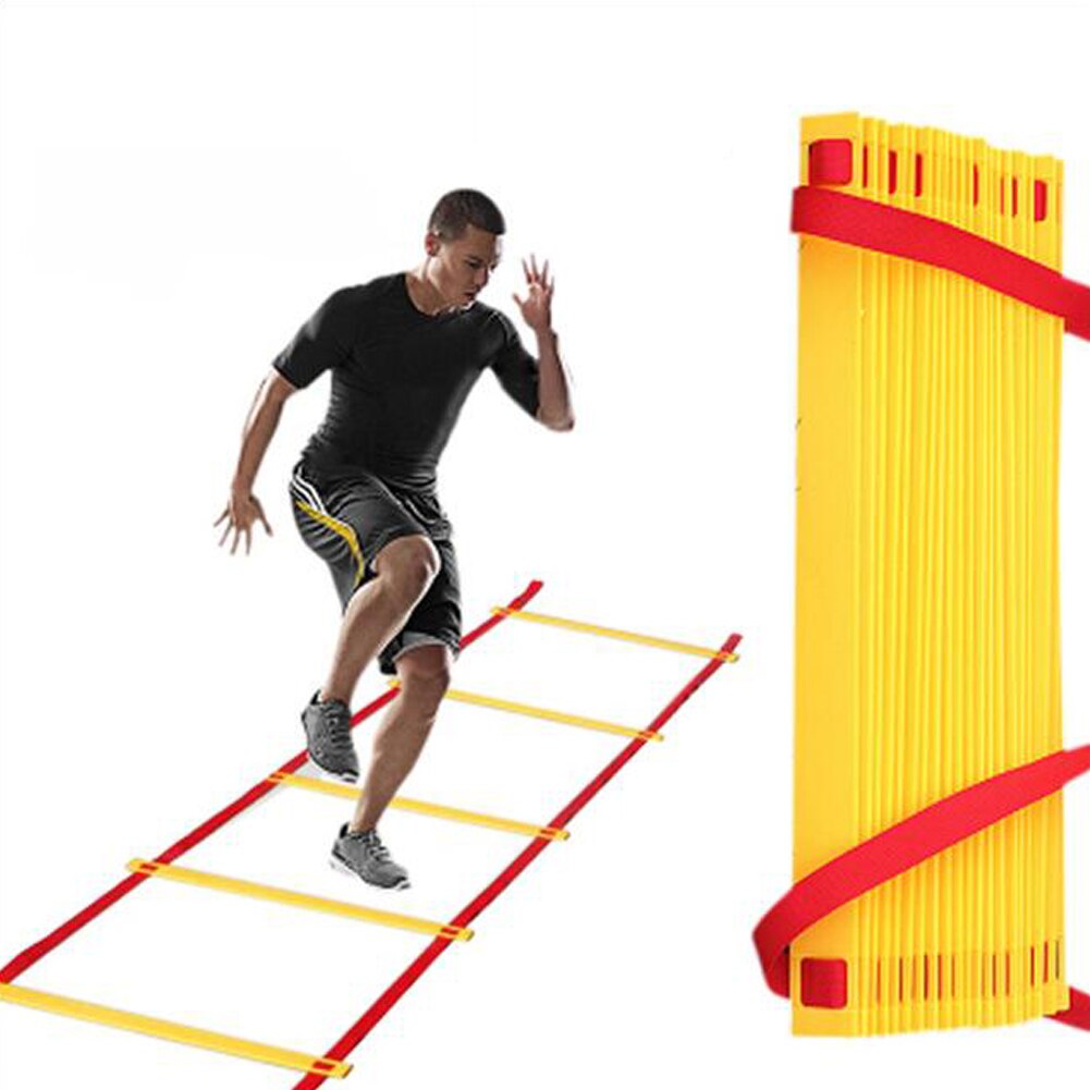 Agility Ladder Voor Voetbal En Voetbal Speed Training Met Draagtas Fitnessapparatuur Ladders Rung Nylon Bandjes