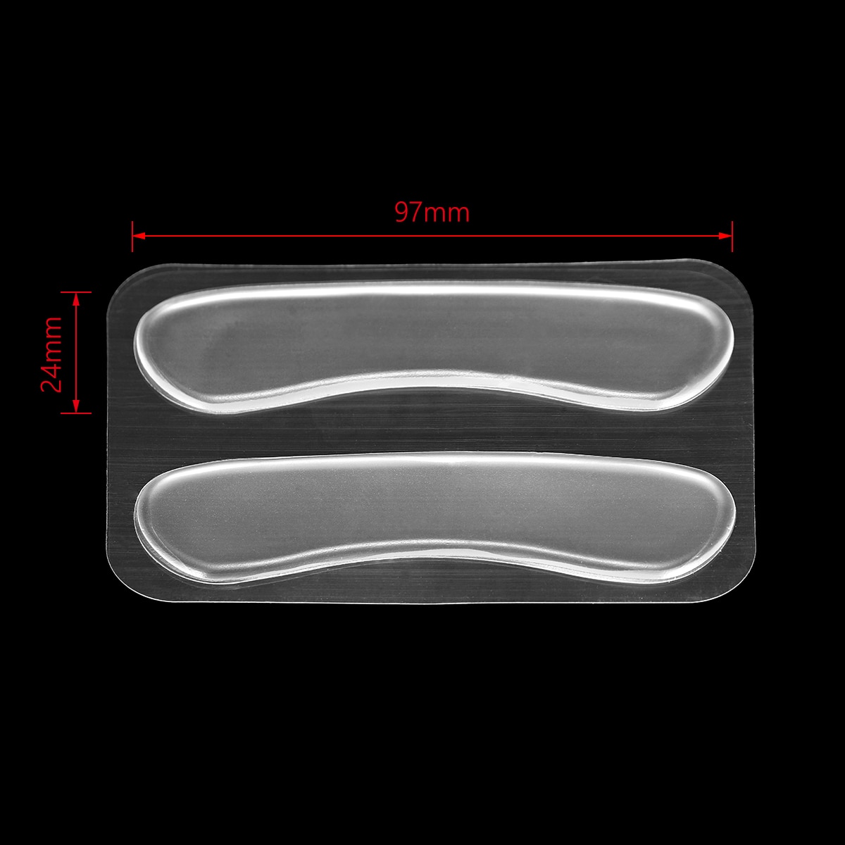 1 Pairs Gel Silicone Heel Grip Back Liner Shoe Insole Pad Foot Care Protector