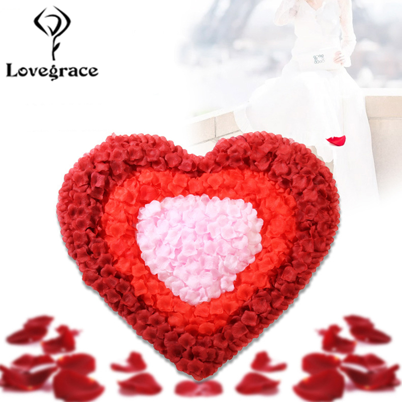 Lovegrace 100 Stuks Van Bruiloft Rozenblaadjes Per Pakket Bruiloft Bruiloft Simulatie Bloemblaadjes Niet-geweven Bloemblaadjes Rozenblaadjes