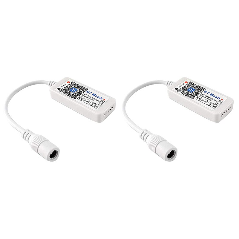 Led Controller, Bluetooth Mesh Smart Rgbw Controller Voor Led Strip Verlichting, meer 64 Led Strip Samenwerkingen (2 Stuks)