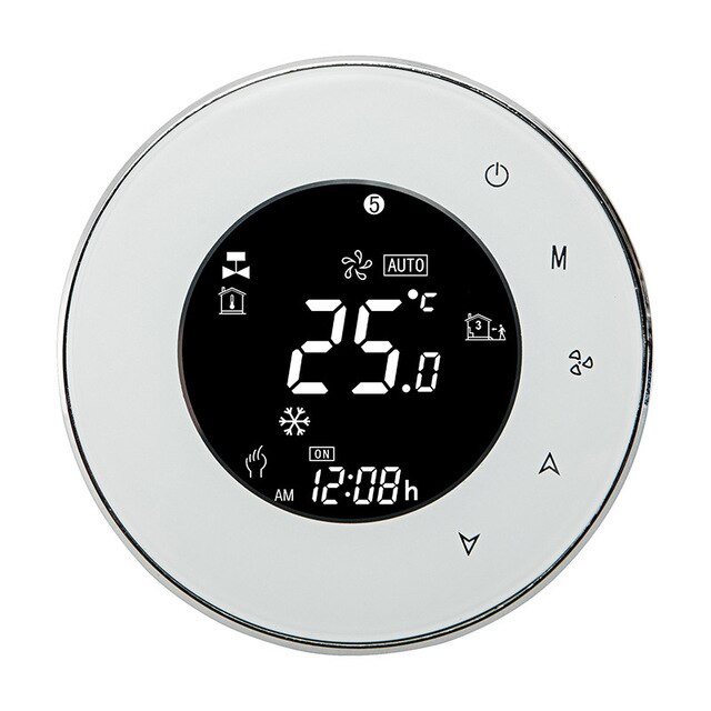 Wifi Smart 3A Water Thermostaat Temperatuur Controller Tuya App Afstandsbediening Voor Water Vloerverwarming Werken Met Google Thuis: White / BHT-6000-GALW(Wifi)