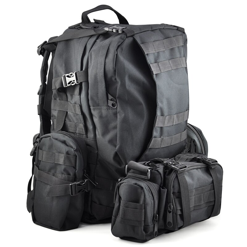50L Molle assaut militaire sacs à dos sac à dos sac photo grand WholeTide