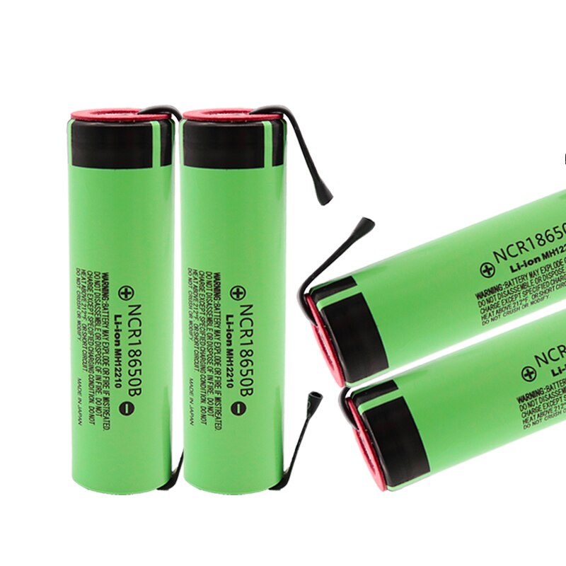 Original 3.7v 3400 mah 18650 battery Rechargeable Lithium Battery NCR18650B Suitable for battery DIY Nickel