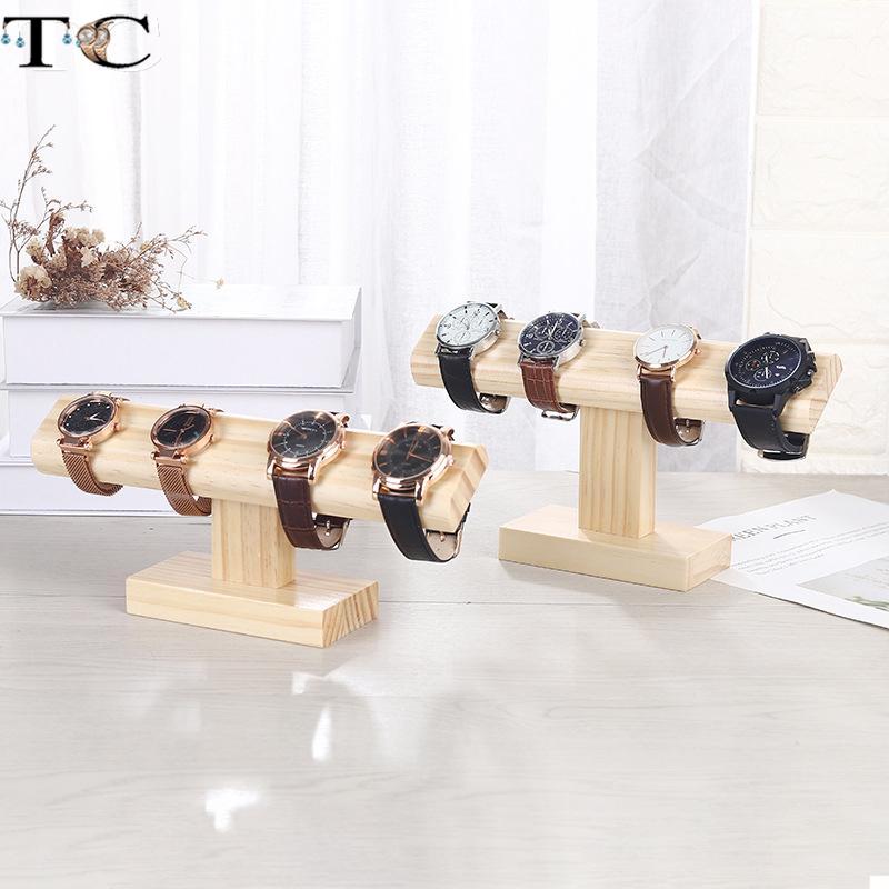 Inclined Display Solid Wood Watch Display Rack Hand Jewelry Display Rack Bracelet Hanging Display Props