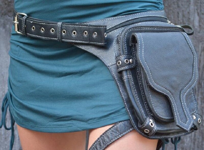 Sac Steampunk Vintage rétro Rock gothique, sacs à bandoulière Style victorien pour femmes et hommes: Black