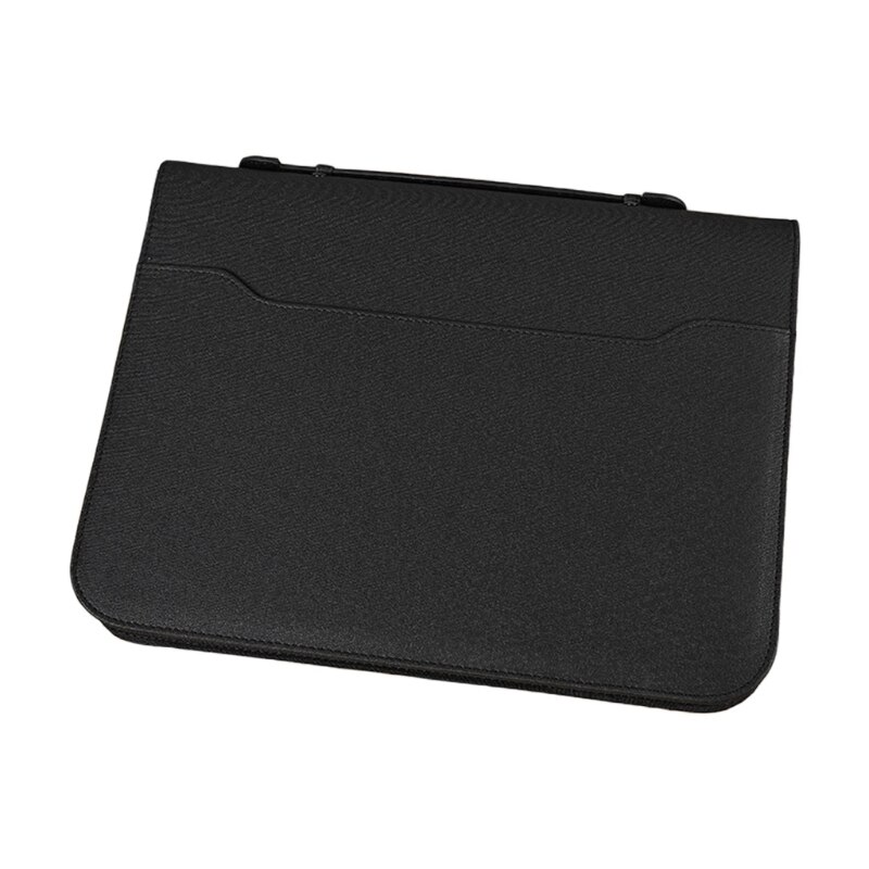 Folio Document Organizer, Travel Legal Pad Holder, A4 PU Leather