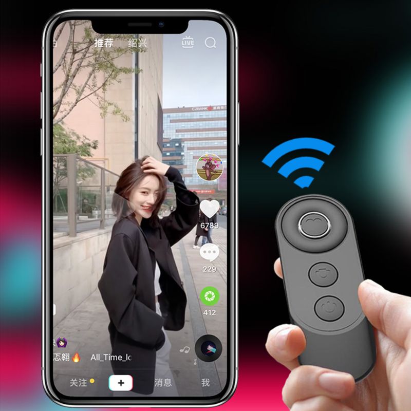 Bluetooth Fernbedienung - Wasserdicht Für Fotos, Musik & Sprachassistent