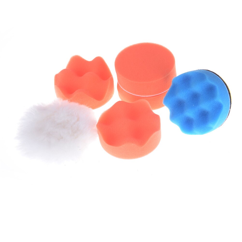 SIQUK 11 Stuks Buffing Pads 6 Inch Auto Polijsten Pad Kit Foam Polish Pads Auto Polijstmachine Attachment voor Boor