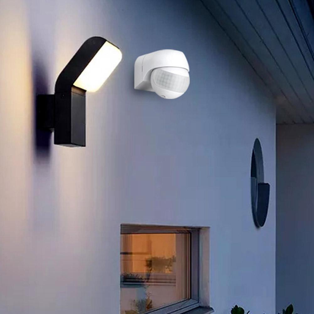 Outdoor Infrarot Lange Bewegung 110 v ~ 230 v Wand Schalter PIR Detektoren LED Sensor Wasserdicht Timer 180 Licht bewegung Sensor
