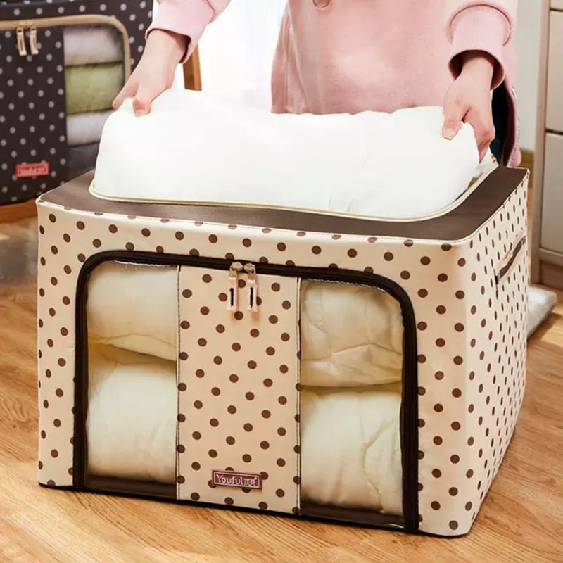 Foldable Clothes Blanket Toys Storage Box Closet Organizer Container Bags