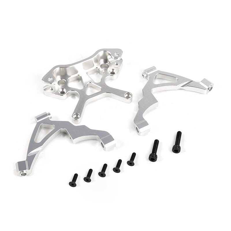 Kit De Direction Symétrique CNC Métal Pour HPI Baja 5B SS/KM/RV - Échelle 1/5, Essence, Couleur Argent