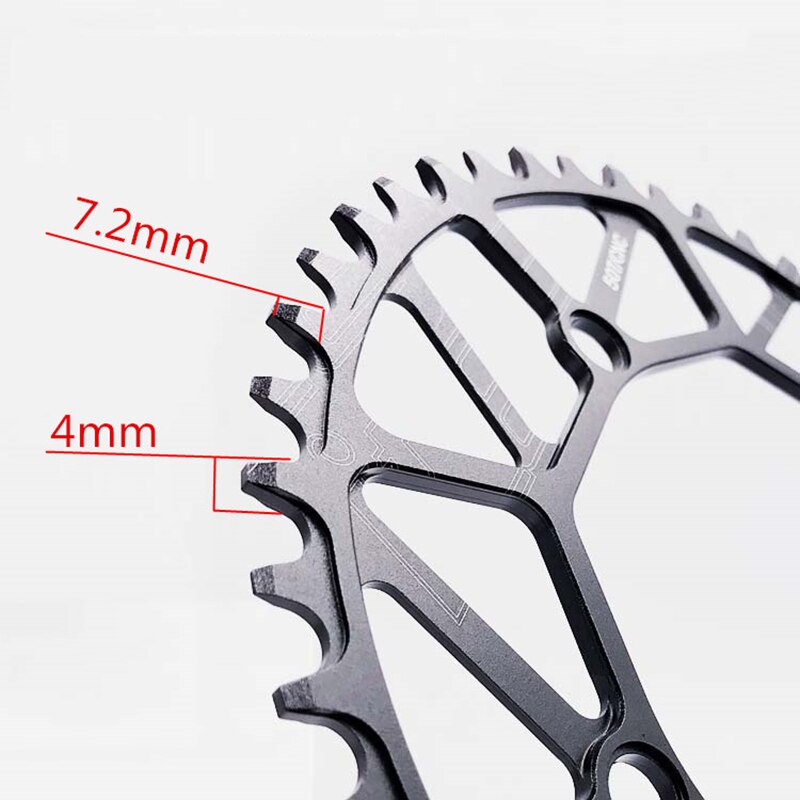 Cykel kædehjul aluminiumslegering materiale 50t/52t/54t/56t/58t ulti-svag  b2 cshop