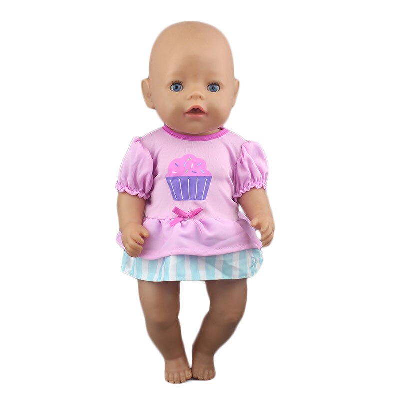 Puku 17 tuuman vauvanukkelle 43cm vaatteita: 13