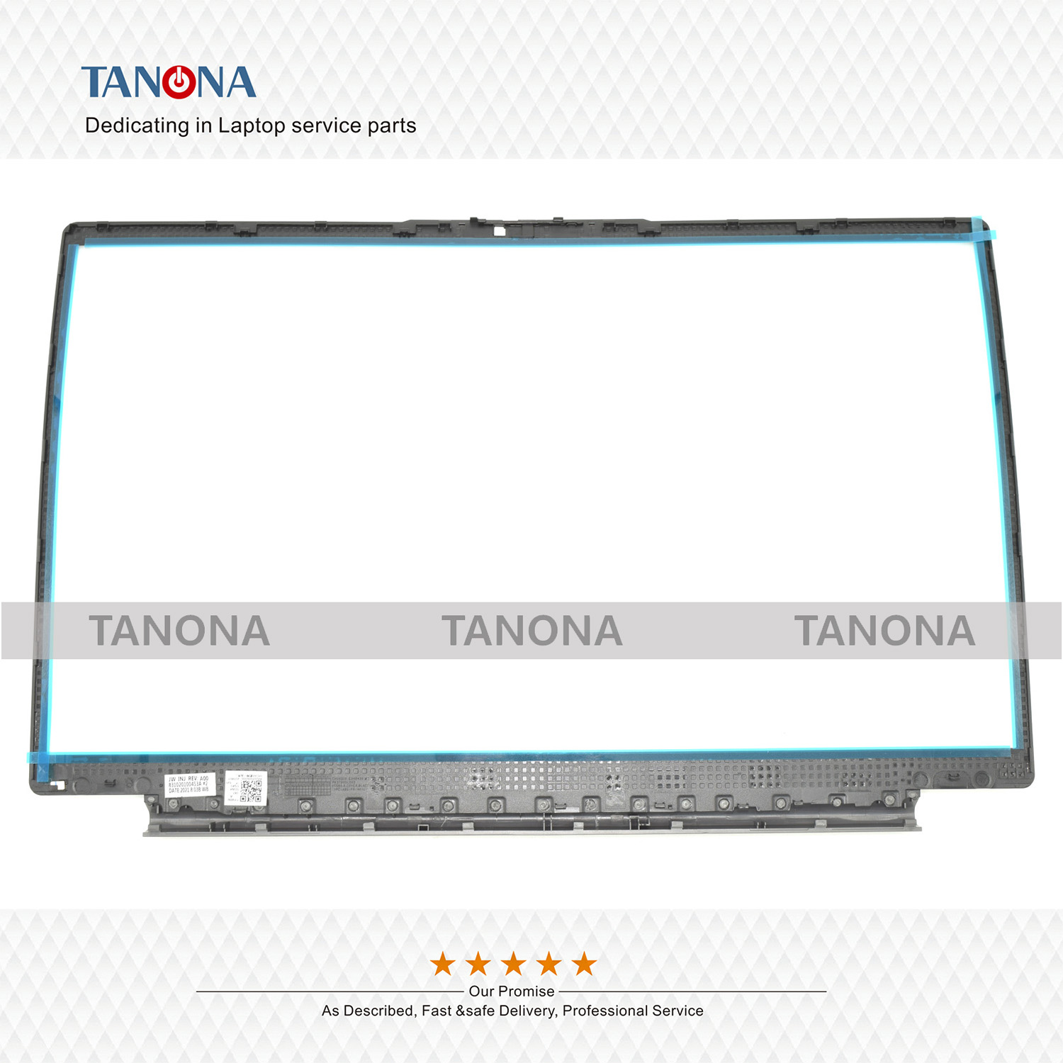 Original 5 cb 1 b 60414 5 cb 1 b 60415 för lenovo ideapad 3-15 itl 6 3-15 ada 6 3-15 alc 6 3 15 iau 7 3 15 aba 7 lcd-bakstycke bakre lock lcd-ram