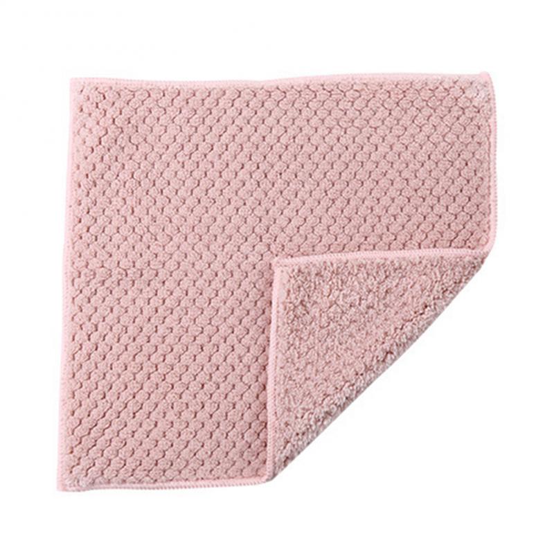 Kitchen Accessories Anti-grease Wipping Rags Oil Absorbent Cashmere Cleaning Cloth Home Washing Dish Cleaning Towel Wipe Cleaner
