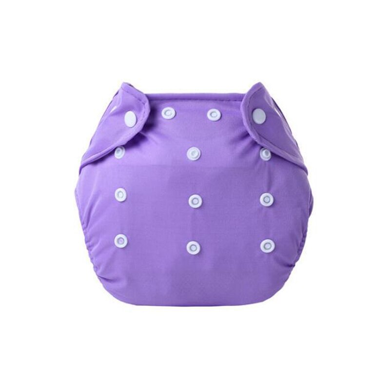 Newborn Washable Reusable Cloth Diapers Modern Adjustable Organic Cotton Soft Diapers All In One For Infants Fabric Diapers: Purple Diapers / For Summer