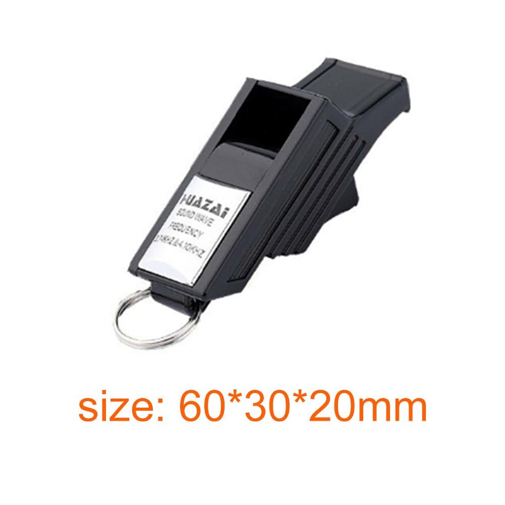 Silbato portátil de alto decibelio para exteriores, silbato de ABS para entrenamiento de árbitro , fútbol, baloncesto, voleibol, 1 Uds.: Gris claro