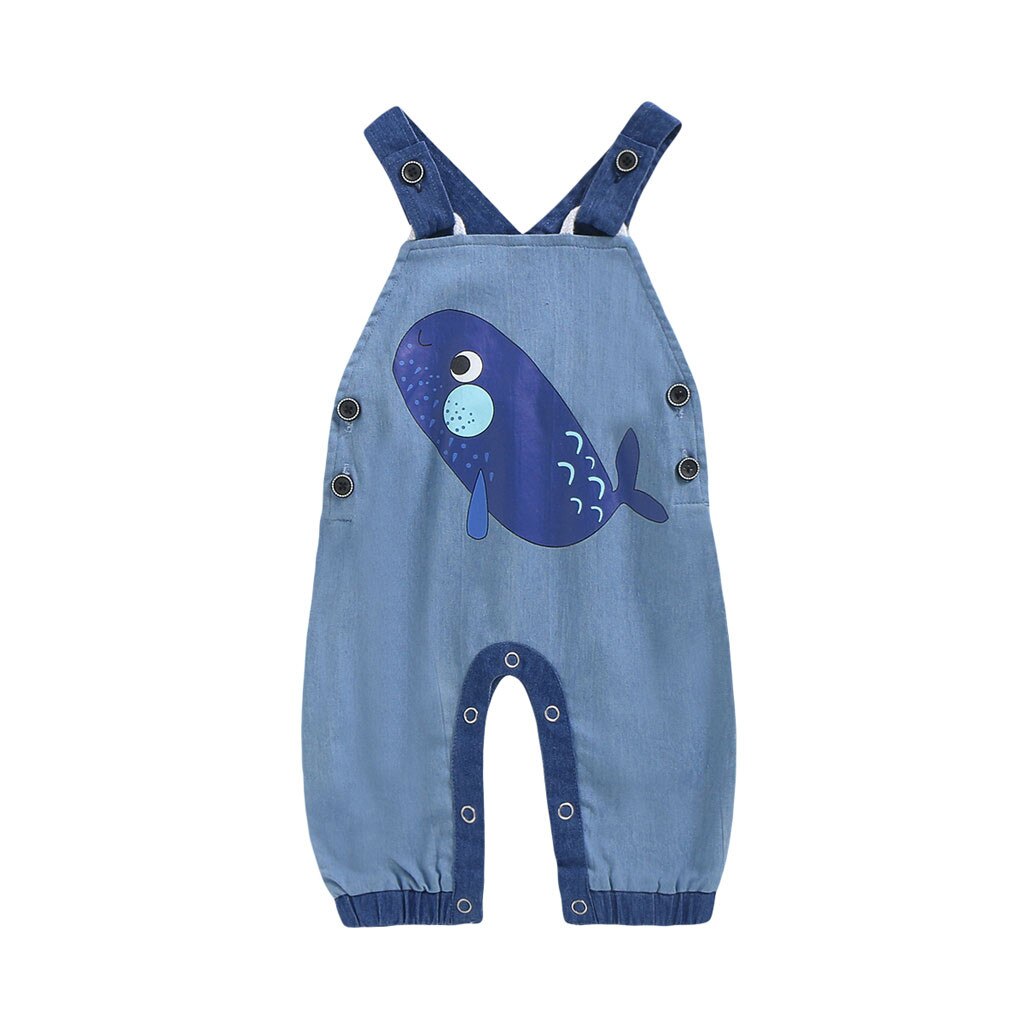 Overalls Kids Baby Baby Jongens Dieren Cartoon Print Bandjes Broek Kleding Katoen Winter Jumpsuit Voor Baby Jongens