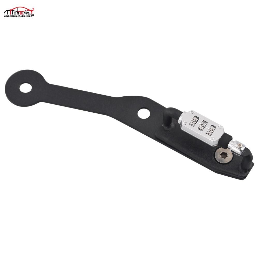 Kask motocyklowy blokada hasło góra hak czarna strona zabezpieczenie przed kradzieżą aluminium dla Yamaha MT-07 FZ-07 FJ-07 2014 2015 2016