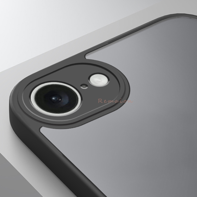 Para iPhone 16E funda SE4 2025 armadura de PC dura mate de lujo bloqueo de Color a prueba de golpes Fundas protectoras de cámara para iPhone 16e cubierta