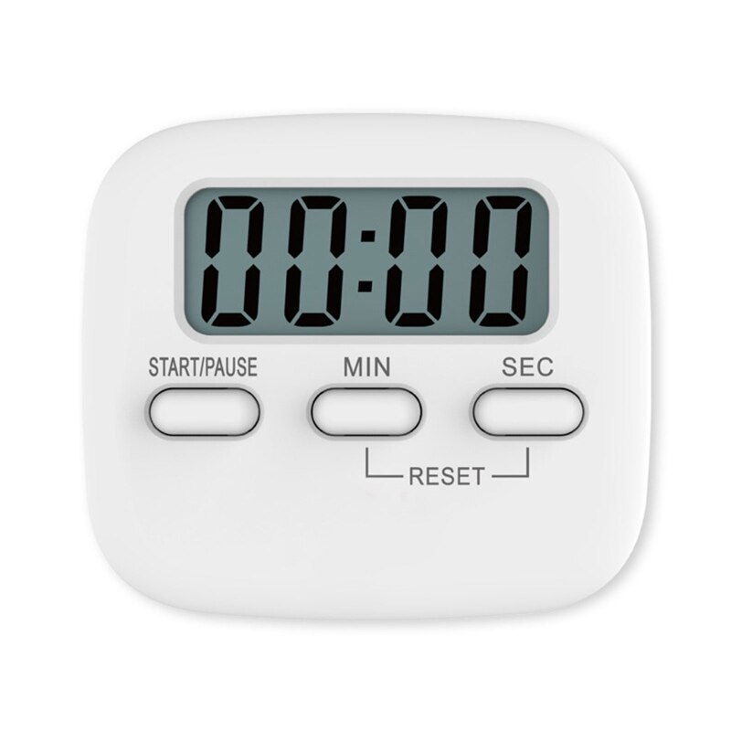 Kitchen Timer, 2 Pack Digital Kitchen Timers Magnetic Countdown Timer with Loud Alarm, Big Digits, Back Stand: Default Title